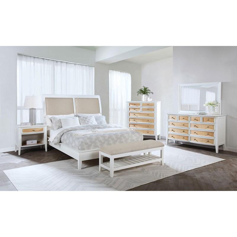 Large Picture of Coaster Furniture Bexhill 223472 1-Drawer Nightstand Bedside Table - White