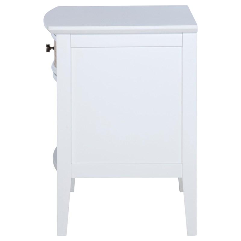 Large Picture of Coaster Furniture Bexhill 223472 1-Drawer Nightstand Bedside Table - White