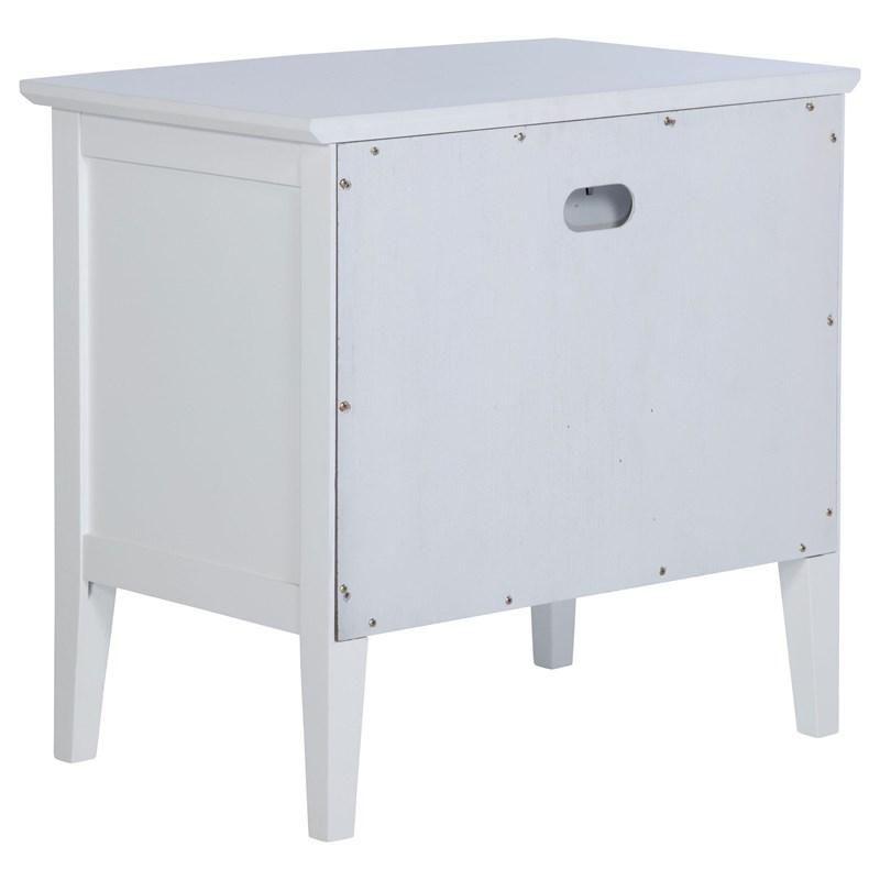 Large Picture of Coaster Furniture Bexhill 223472 1-Drawer Nightstand Bedside Table - White