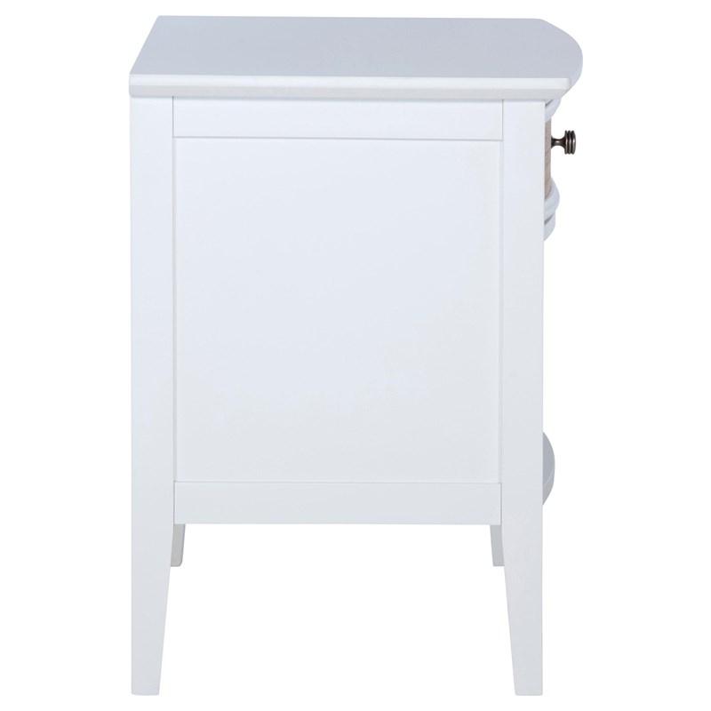 Large Picture of Coaster Furniture Bexhill 223472 1-Drawer Nightstand Bedside Table - White