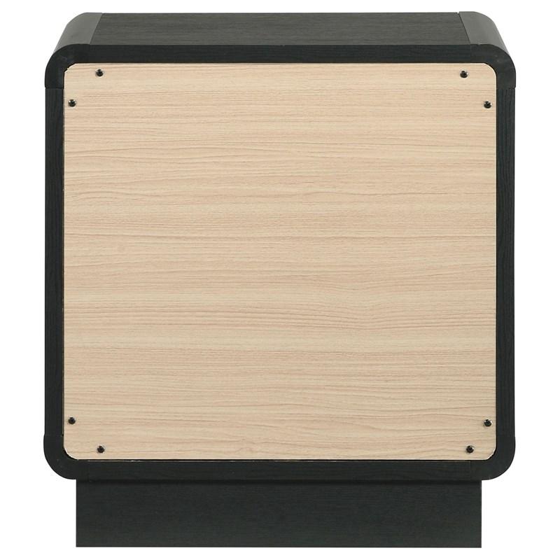Large Picture of Coaster Furniture Cavelle 223662 2-Drawer Nightstand Bedside Table - Black