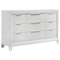 Coaster Furniture Marmore 224963 9-Drawer Dresser Cabinet - White (Dressers - 9 Drawers)