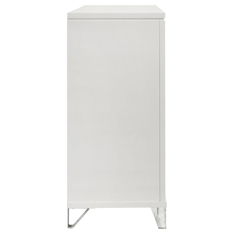 Large Picture of Coaster Furniture Marmore 224963 9-Drawer Dresser Cabinet - White