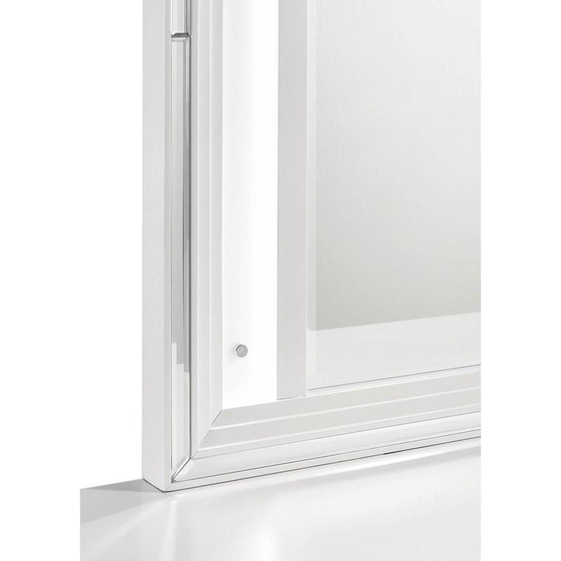 Large Picture of Coaster Furniture Marmore 224964 LED Dresser Mirror - White