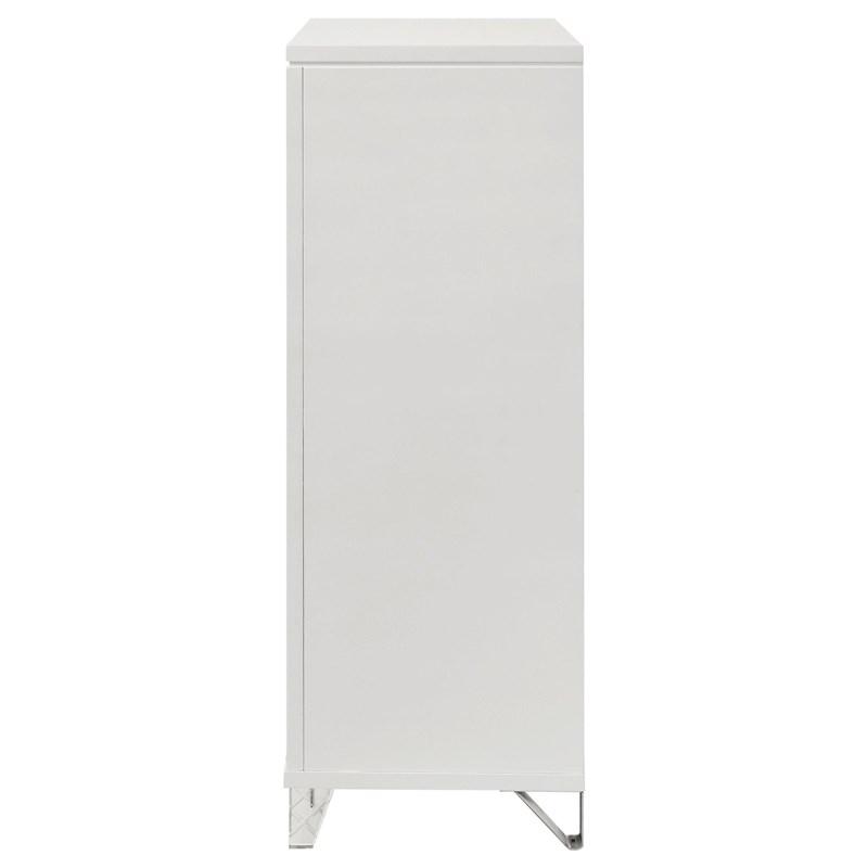 Large Picture of Coaster Furniture Marmore 224965 5-Drawer Bedroom Chest of Drawers - White