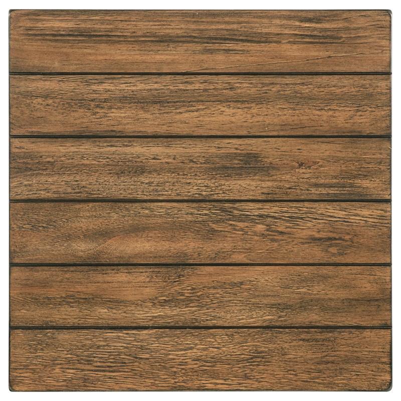 Large Picture of Coaster Furniture Payne 710546 Wood End Table with Shelf - Distressed Brown