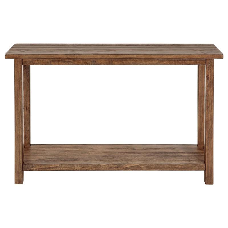 Large Picture of Coaster Furniture Payne 710549 Wood Entryway Sofa Console Table - Distressed Brown