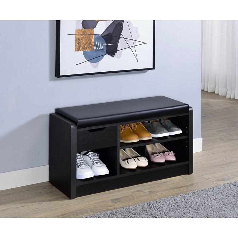 Large Picture of Coaster Furniture Arrington 910323 Storage Bench - Black