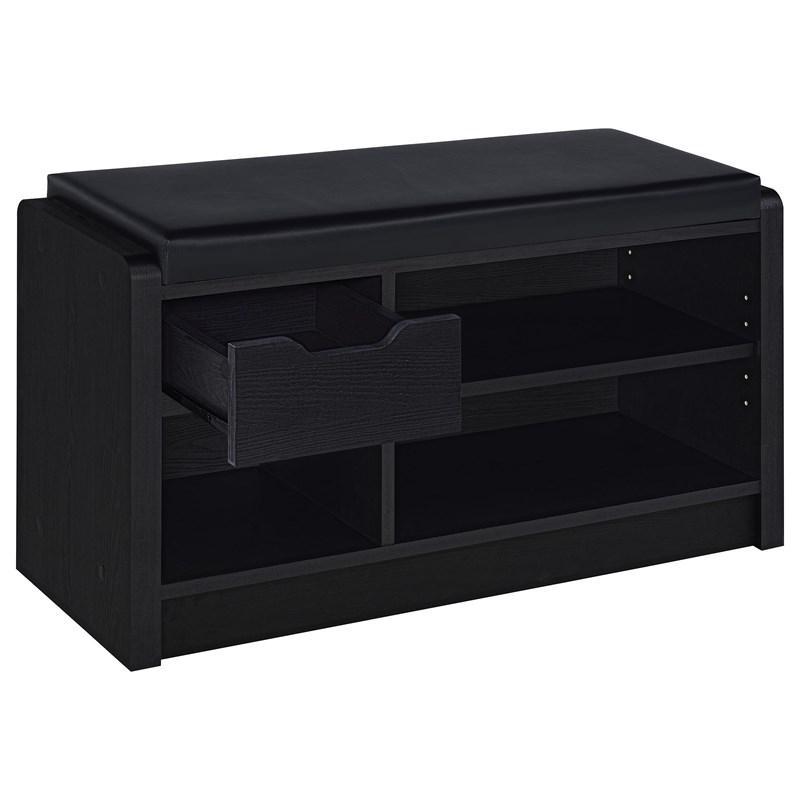 Large Picture of Coaster Furniture Arrington 910323 Storage Bench - Black