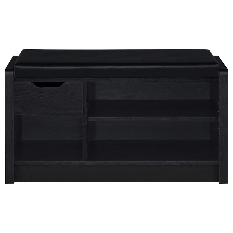 Large Picture of Coaster Furniture Arrington 910323 Storage Bench - Black