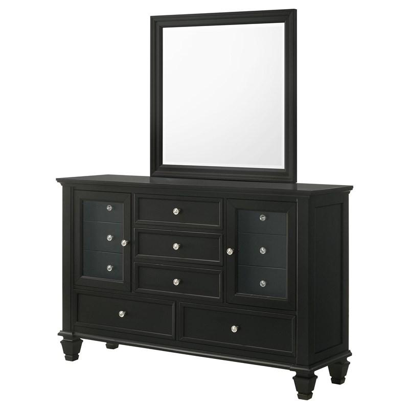 Commode avec miroir Sandy Beach à 11 tiroirs (201323M) image 4