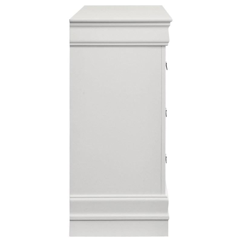 Large Picture of Coaster Furniture Louis Philippe 202443 6-Drawer Dresser - White