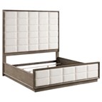Coaster Furniture Durango 223271KE 80-inch Eastern King Panel Bed - Taupe Oak