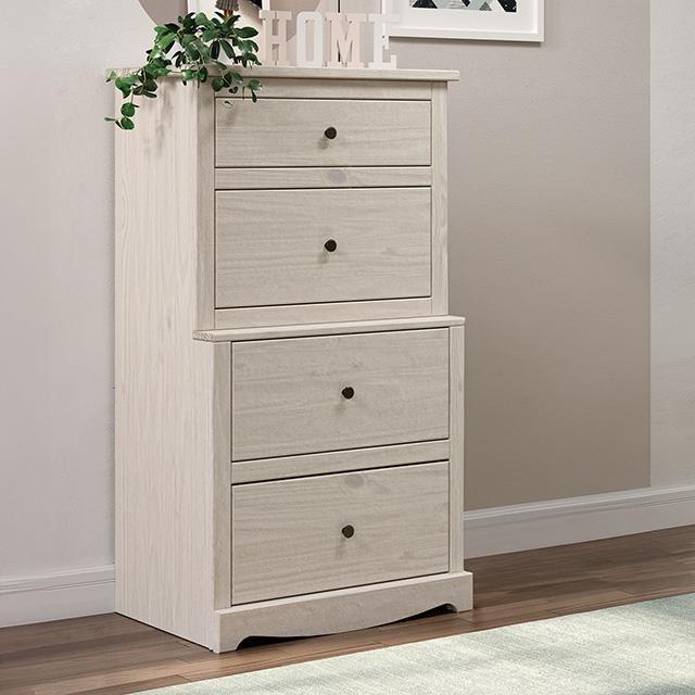 Large Picture of Furniture of America Stavros AM7002WH-C Chest