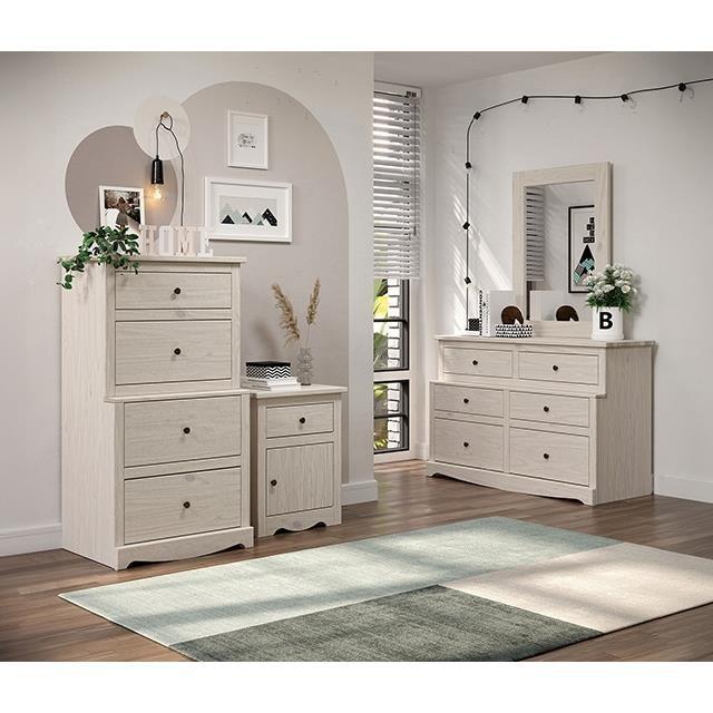 Large Picture of Furniture of America Stavros AM7002WH-D Dresser