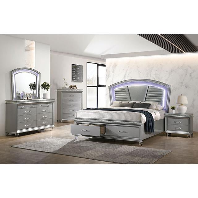 Large Picture of Furniture of America Maddie CM7899SV-BN