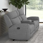 Furniture of America Antonius CM9985GY-LV-M Manual Recliner Loveseat w/ Console