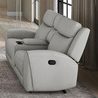 Furniture of America Jacobus CM9986LG-LV-M Manual Recliner Loveseat w/ Console