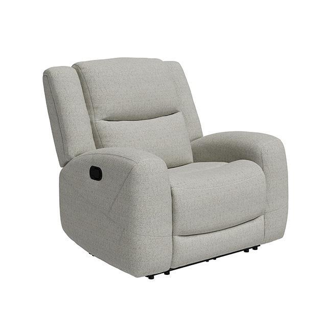 Large Picture of Furniture of America Giraldus CM9988BG-CH-M Manual Recliner