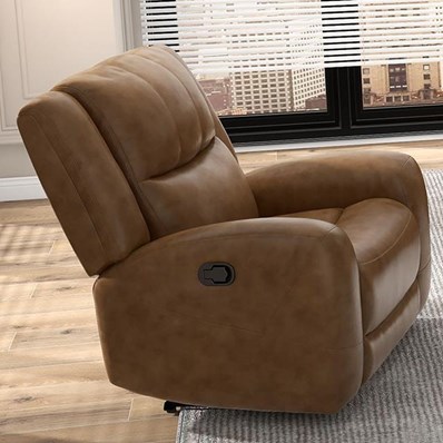 Furniture of America Leolinus CM9989BR-CH-M Manual Recliner