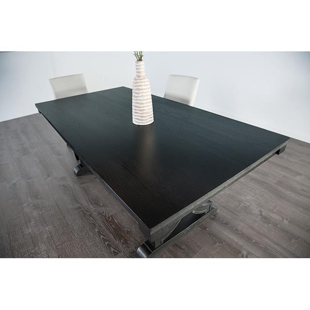 Large Picture of Furniture of America Gosport FM3200BK-T Dining Table