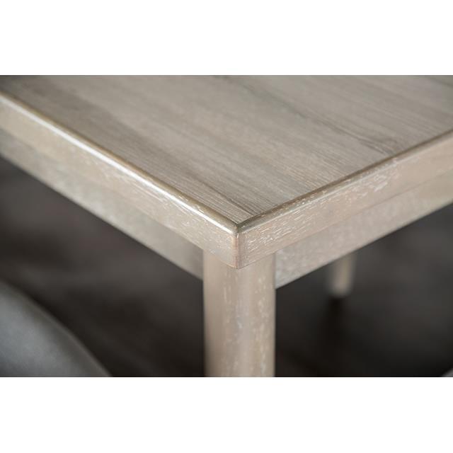 Large Picture of Furniture of America Keynes FM3201GY-T Dining Table