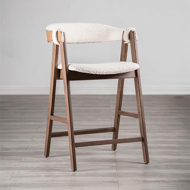 Furniture of America Ebikon FM3211WN-PC-2PK Counter Stool