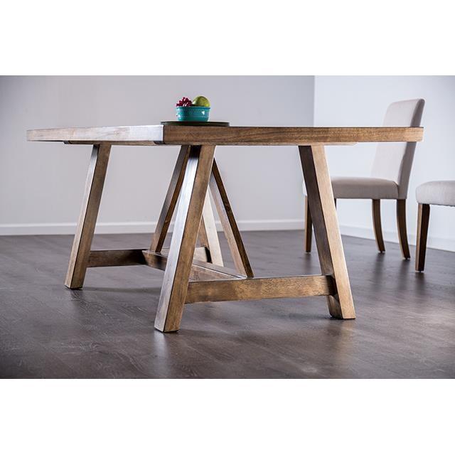 Large Picture of Furniture of America Losone FM3422BR-T Dining Table