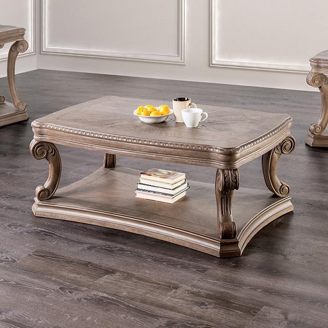 Furniture of America Oakway FM4518AK-C Cocktail Table