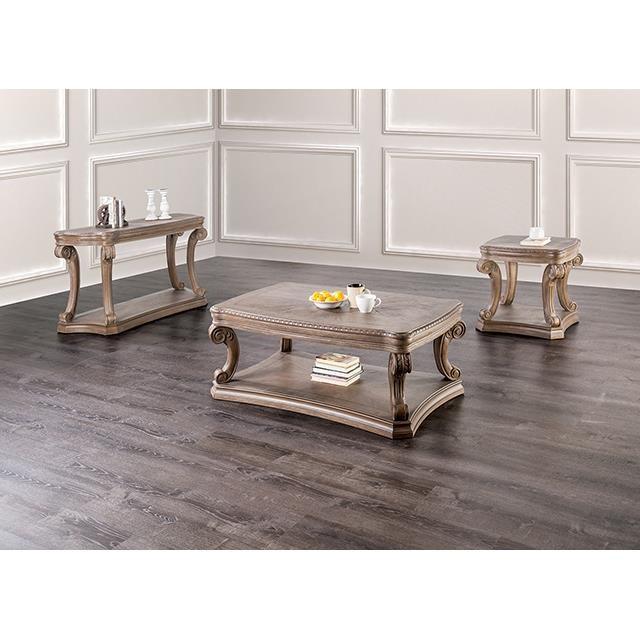 Large Picture of Furniture of America Oakway FM4518AK-C Cocktail Table