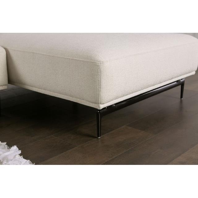 Large Picture of Furniture of America Baerum FM63006WH-SECT-L Sectional, Left Chaise