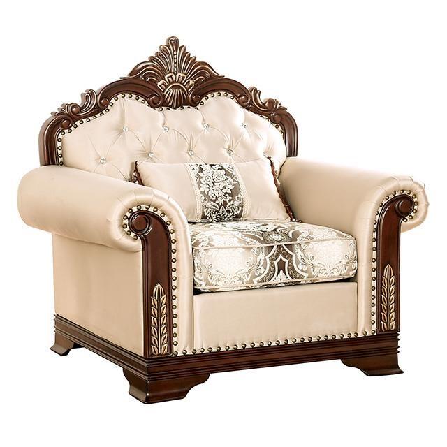 Large Picture of Furniture of America Yucatan FM65004BG-CH-PK Chair
