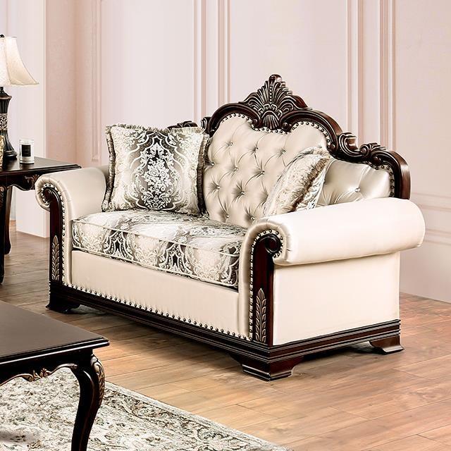 Large Picture of Furniture of America Yucatan FM65004BG-LV-PK Loveseat