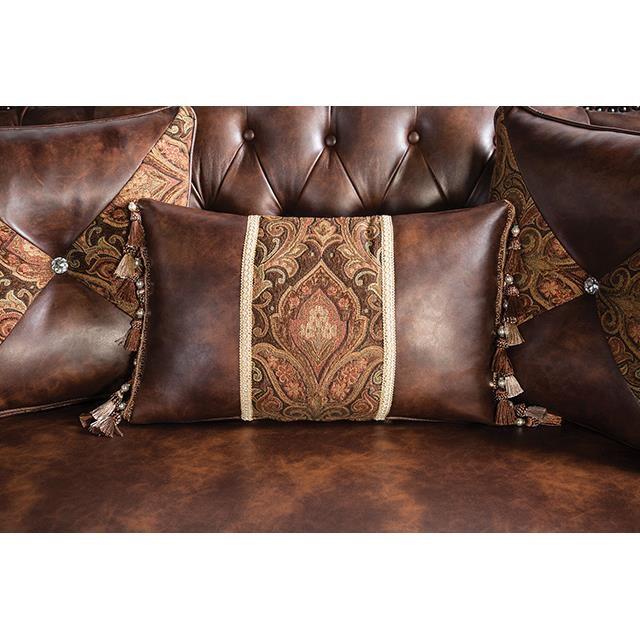 Large Picture of Furniture of America Palencia FM65005BR-SF Sofa