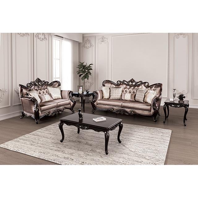 Large Picture of Furniture of America Albacete FM65006BR-CH Chair