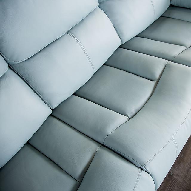 Large Picture of Furniture of America Glarus FM69003BL-SF-M Sofa Manual Recliner