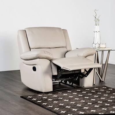 Furniture of America Glarus FM69003WH-CH-M Recliner Chair