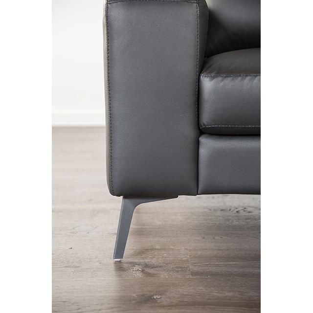 Large Picture of Furniture of America Stordal FM69004BK-SECT-L Sectional, Left Chaise