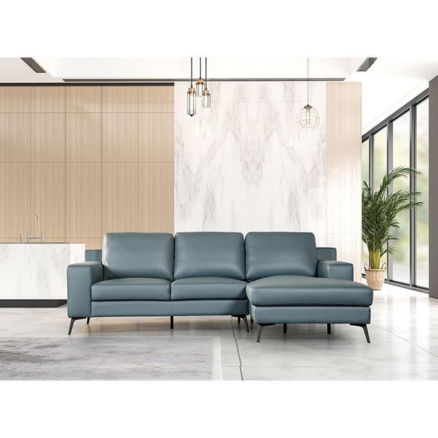 Large Picture of Furniture of America Stordal FM69004BL-SECT-R Sectional, Right Chaise