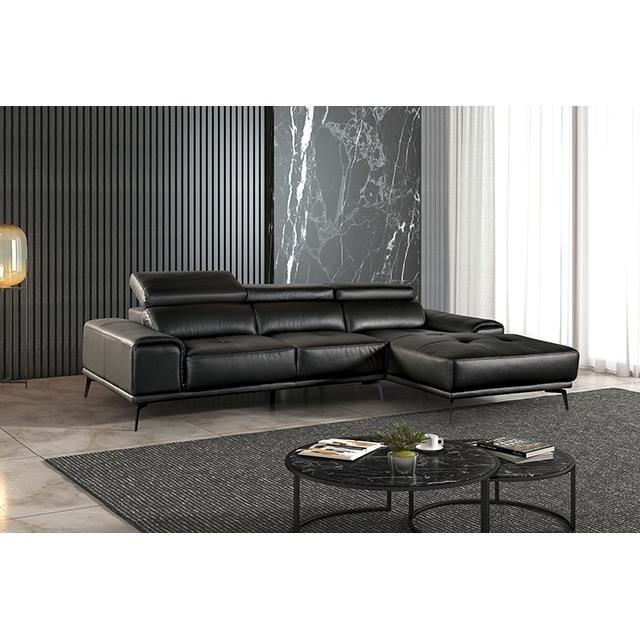 Large Picture of Furniture of America Vadso FM69005BK-SECT-R