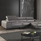 Furniture of America Vadso FM69005DG-SECT-R Sectional, Right Chaise