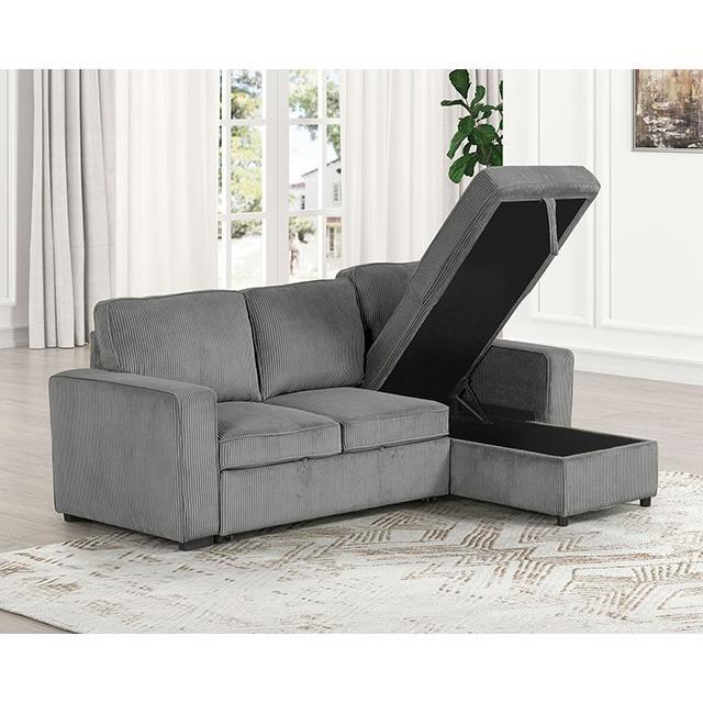 Large Picture of Furniture of America Yves FM6964DG-SECT Sectional