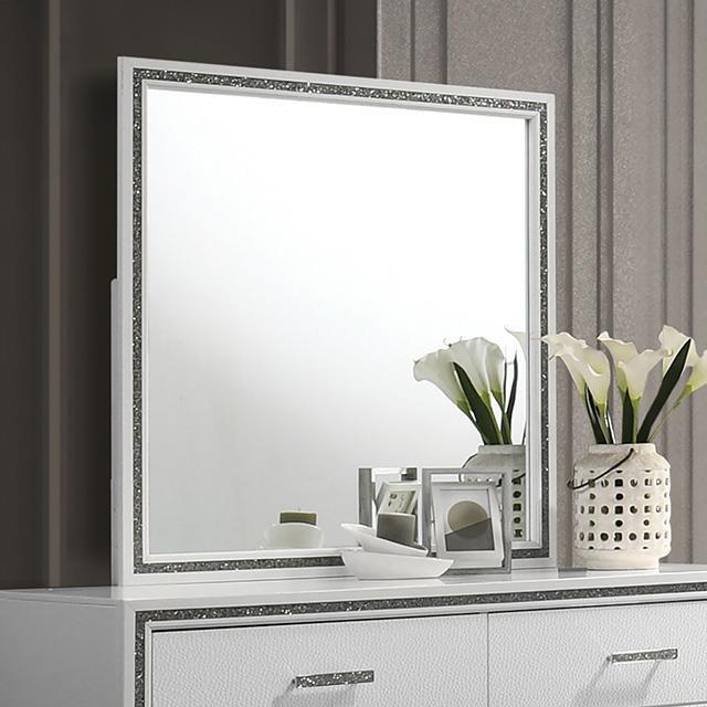 Furniture of America Lucida FM7203WH-M Mirror