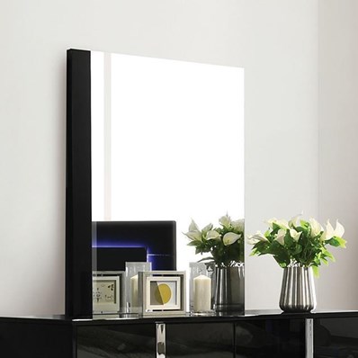 Furniture of America Sinistra FM7211BK-M Mirror