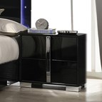 Furniture of America Sinistra FM7211BK-N Night Stand