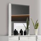 Furniture of America Sinistra FM7211WH-M Mirror