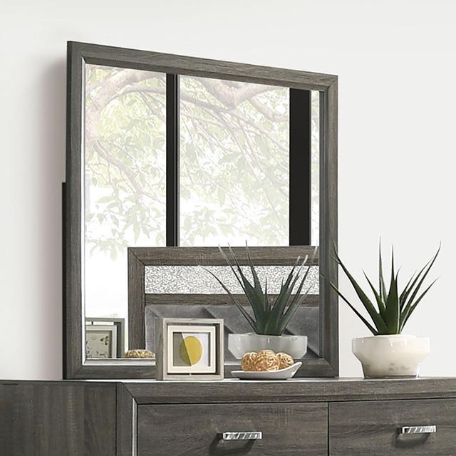 Furniture of America Voleta FM7212GY-M Mirror