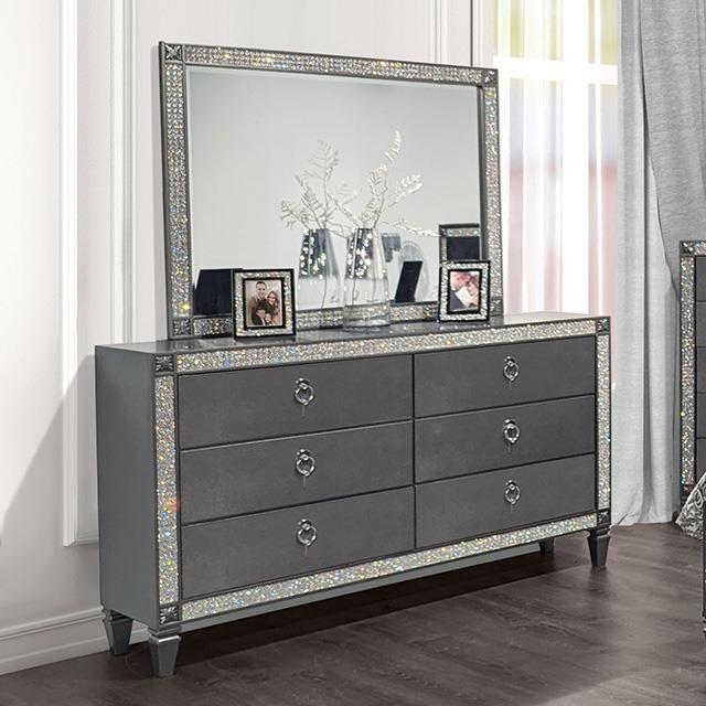 Furniture of America Lyanne FM7240GY-D Dresser