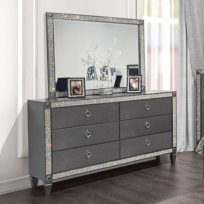 Furniture of America Lyanne FM7240GY-D Dresser
