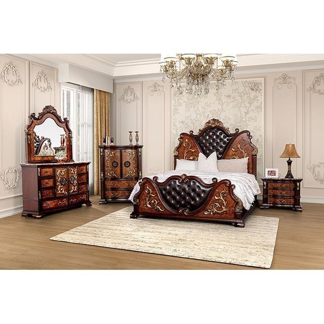 Large Picture of Furniture of America Aquilina FM7422CH-N Night Stand, USB